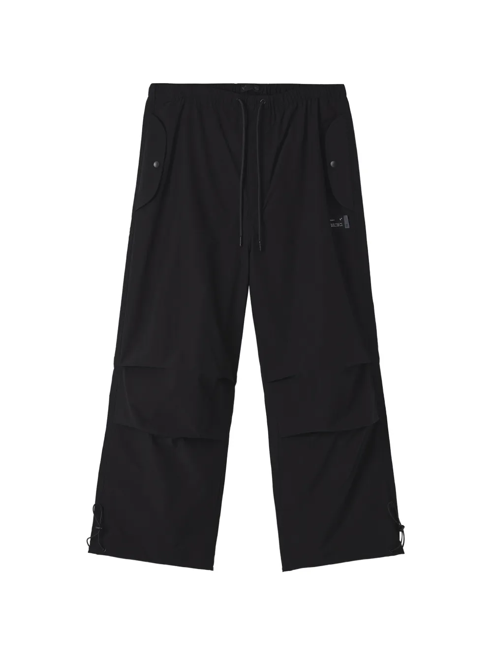5cm Black Logo Print Trousers 5cm Black Logo Print Trousers