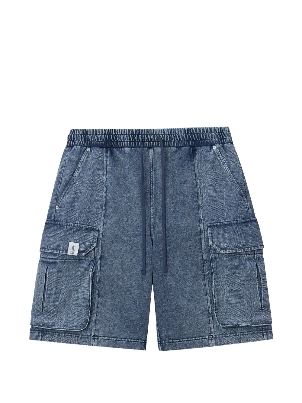 5cm Blue Cargo Drawstring Shorts 5cm Blue Cargo Drawstring Shorts