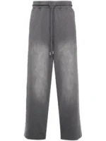 5cm Faded Effect Cotton Track Pants
