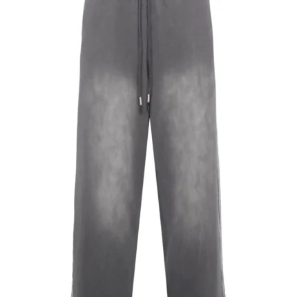 5cm Faded Effect Cotton Track Pants