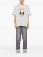 5cm Faded Effect Cotton Track Pants g