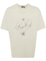5cm Glitter detailing Graphic print T shirt
