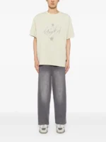 5cm Glitter detailing Graphic print T shirt d