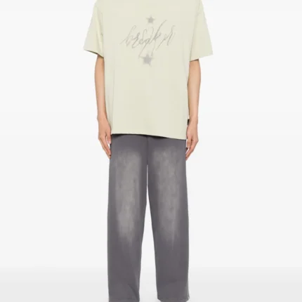 5cm Glitter detailing Graphic print T shirt d