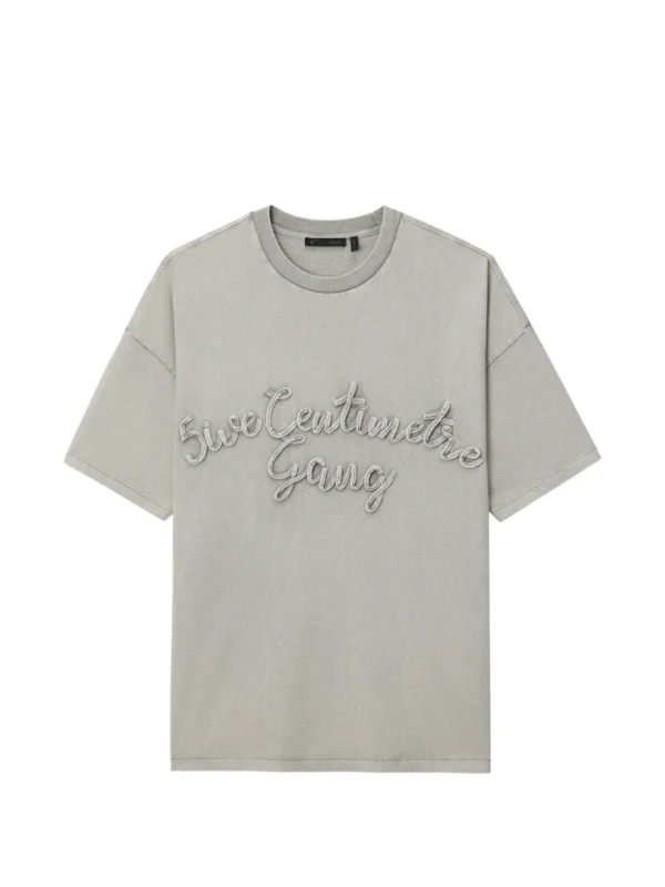 5cm Grey Logo T shirt