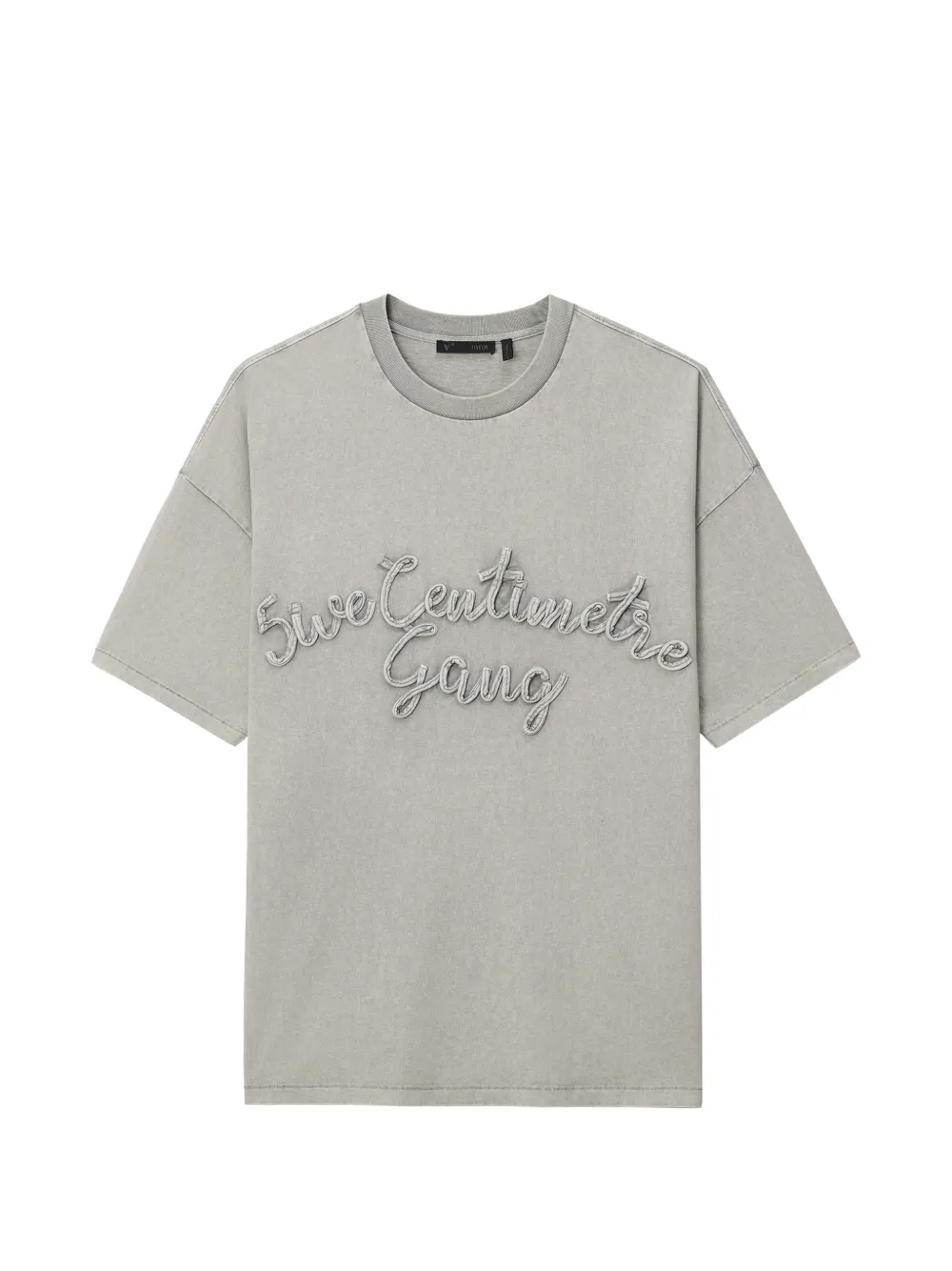 5cm Grey Logo T shirt