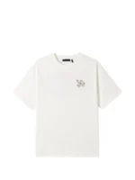 5cm Short sleeved Embroidered T shirt