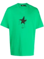 5cm Star Print T shirt