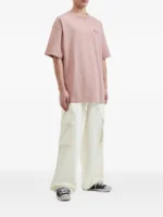5cm White Drawstring Cargo Trousers g