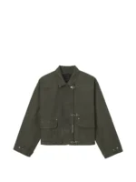 flap pocket toggle jacket