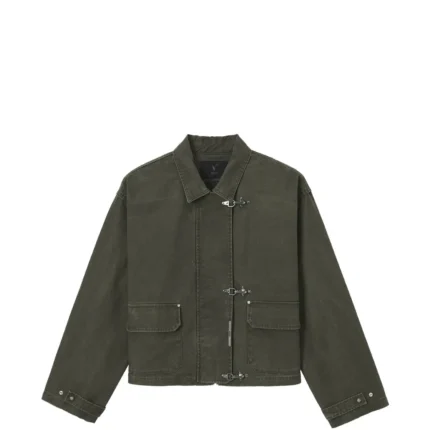 flap pocket toggle jacket
