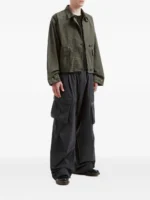 flap pocket toggle jacket g