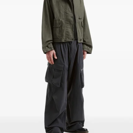 flap pocket toggle jacket g