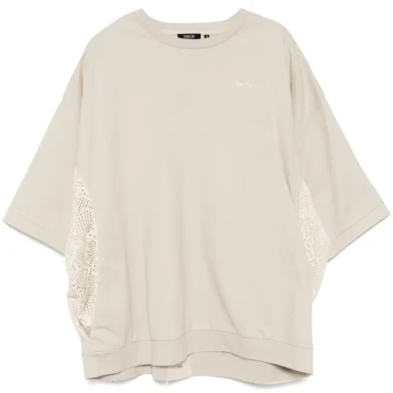logo embroidered T shirt