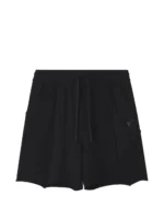 logo embroidered shorts