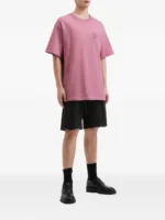 logo embroidered shorts g