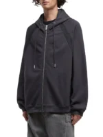 Relaxed fit zip up hoodie (2)