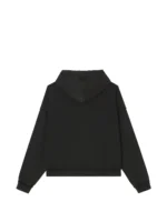 graphic print raw edge hoodie (1)
