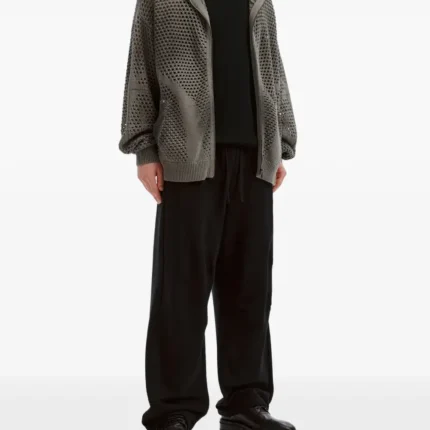 mesh knit zip up hoodie (1)